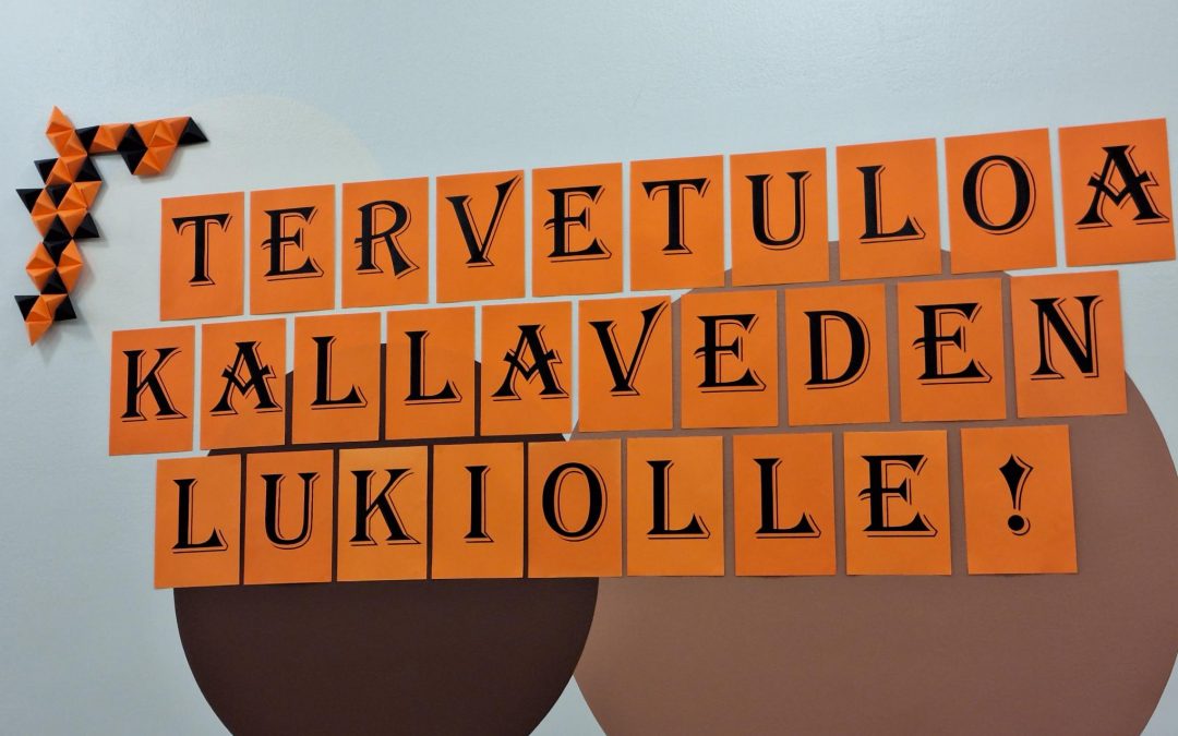 Avoimet ovet ysiluokkalaisille 12.-13.11. Tervetuloa tutustumaan!