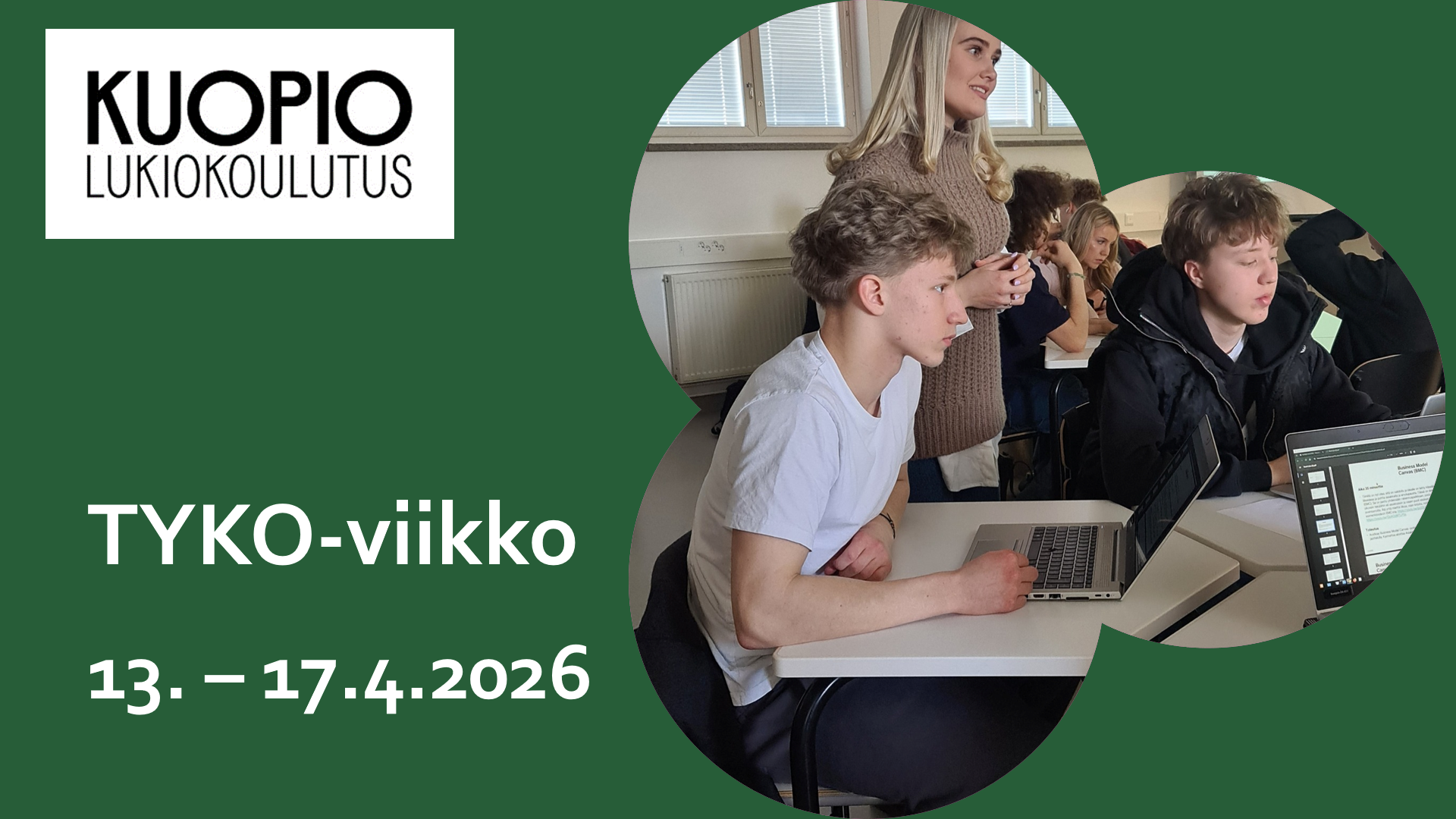 TYKO-viikko 13. – 17.4.